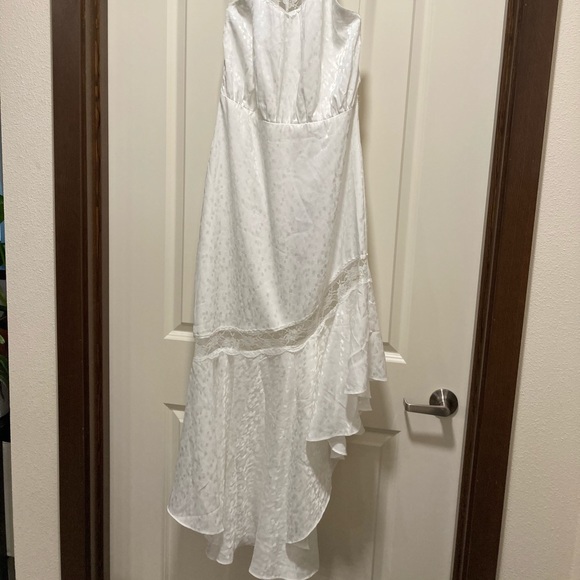 Asymmetrical hem elegant midi dress NWT - Picture 5 of 9